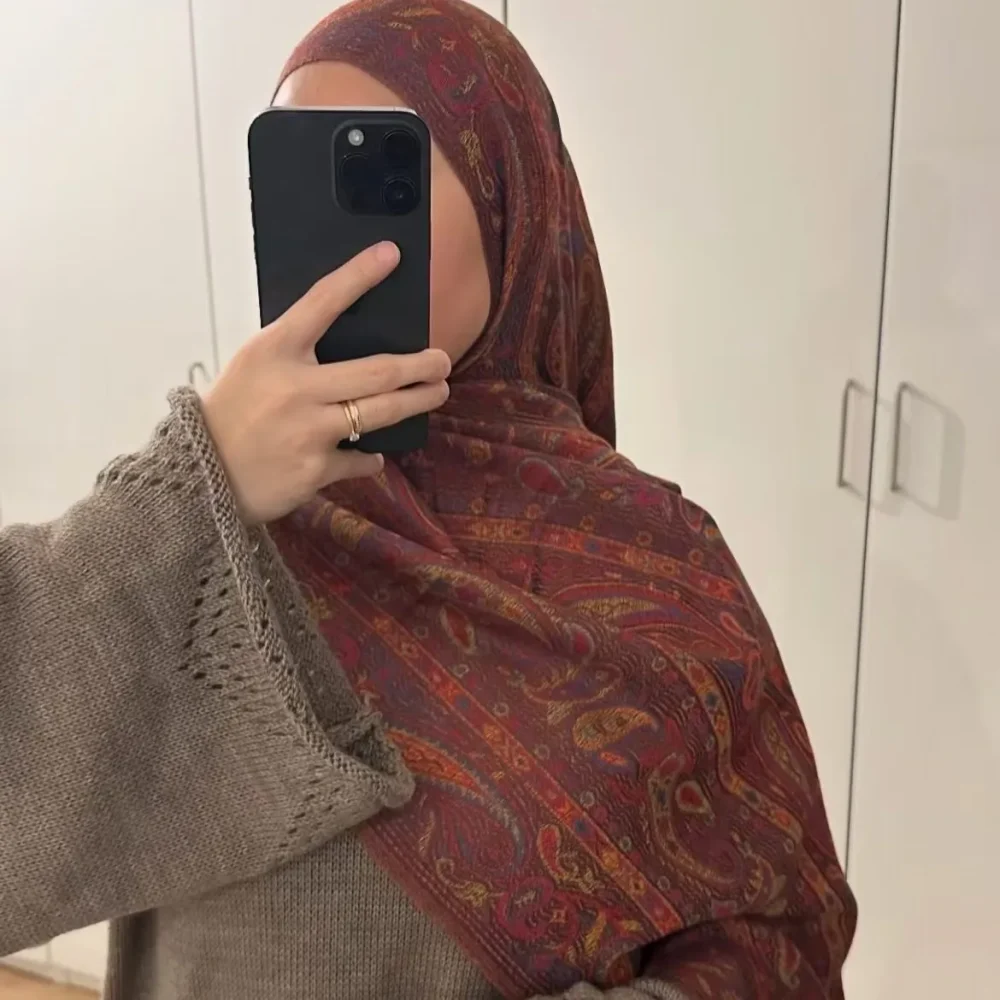 Eid Hijab Women Long Khimar Head Wrap Print Hijabs Muslim Tassel Ethnic Scarf Turban Kerchief Headscarf Shawl Prayer Ramadan